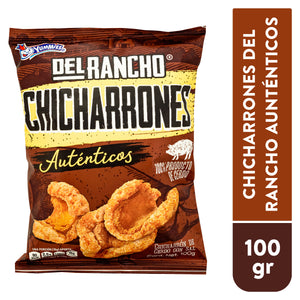 Chicharrones Yummies Del Rancho Auntenticos - 100gr