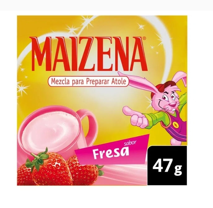 Maizena De Maiz Sabor Fresa - 50Gr